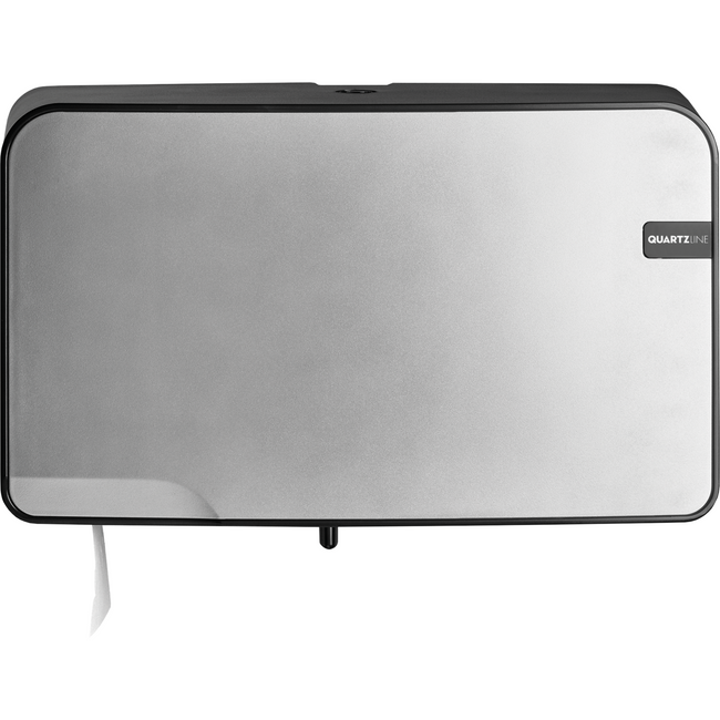 Quarzline - Toilettenpapierspender Q5 Jumbo Schwarz