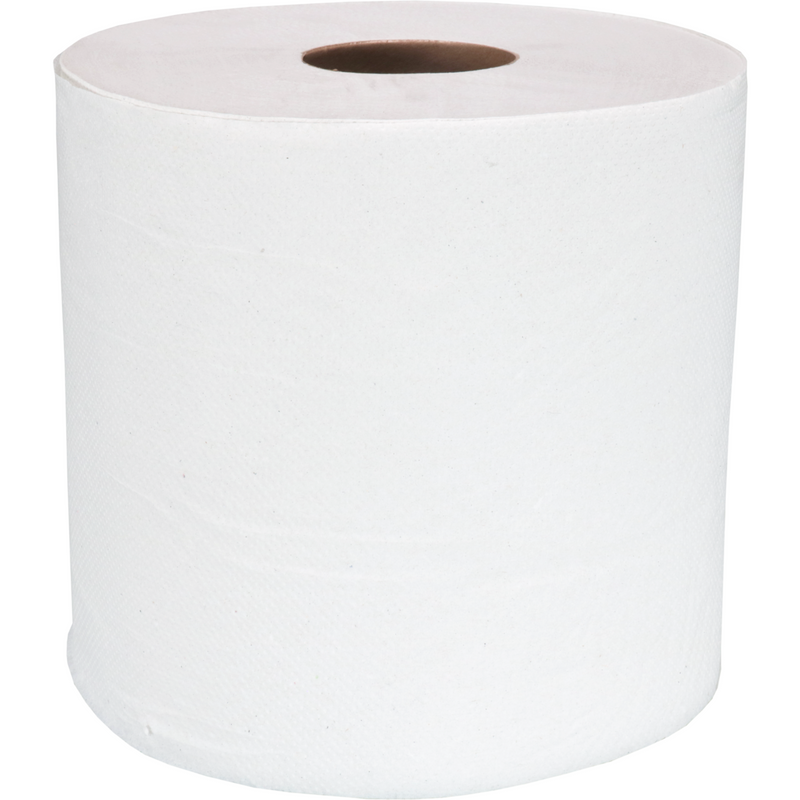 Klika - Reinigungspapier | auf Rolle | 19cm | 300m | Papier | weiß | 6 Stück