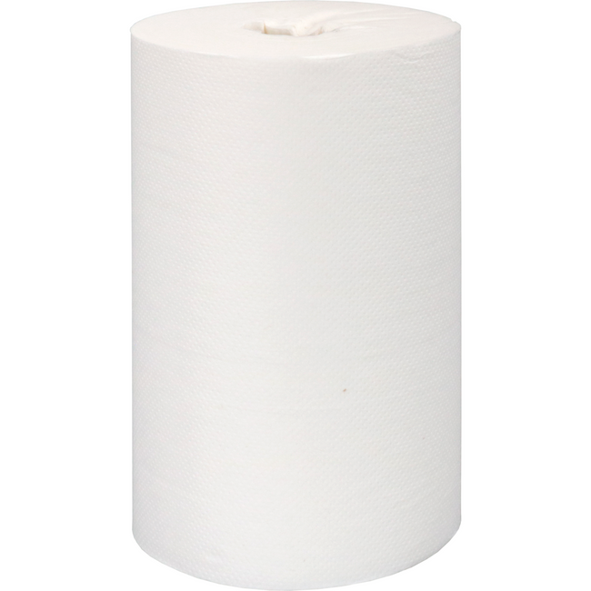 Klika - Reinigungspapier | 1-lagig | kernlos | 20cm | 120m | Zellulose | weiß | 12 Rollen
