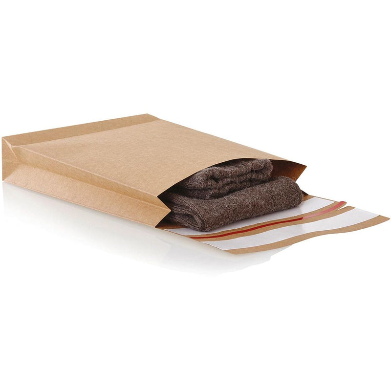 E-grün – Briefumschläge mit Blockboden, ft 229 x 162 x 40 + 86 mm, Karton mit 250 Stück