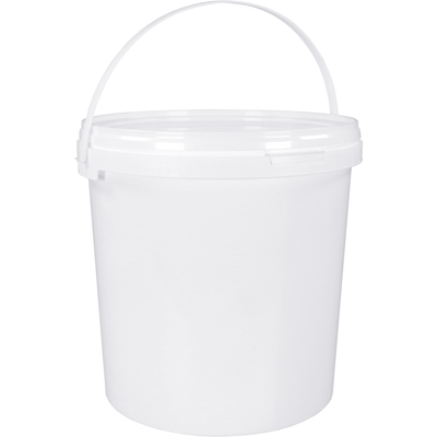 Paardekooper - Eimer | PP | 263mm | ∅270mm | rund | 10l | weiß | 30 Stück