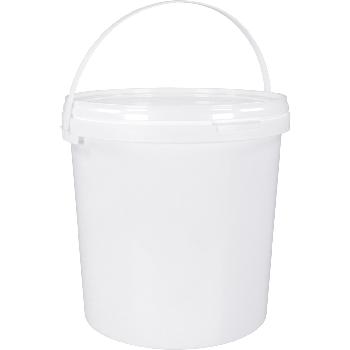 PareKooper - 10L Bucket Round White + Deckel PP | 30 Stücke