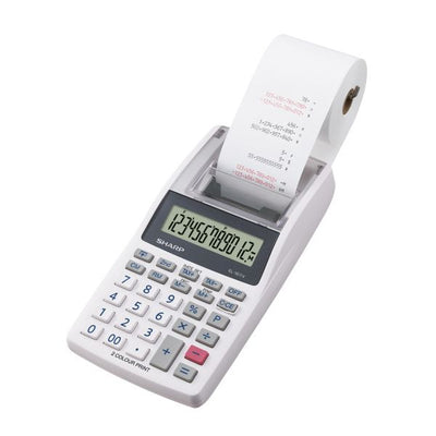 Sharp -  EL-1611V calculator Desktop Financiële rekenmachine Grijs, Wit