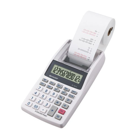 Sharp -  EL-1611V calculator Desktop Financiële rekenmachine Grijs, Wit