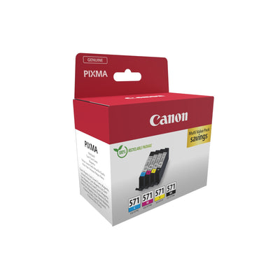 Canon - Tintenpatrone CLI-571, 345 Seiten, OEM 0386C009, 4 Farben