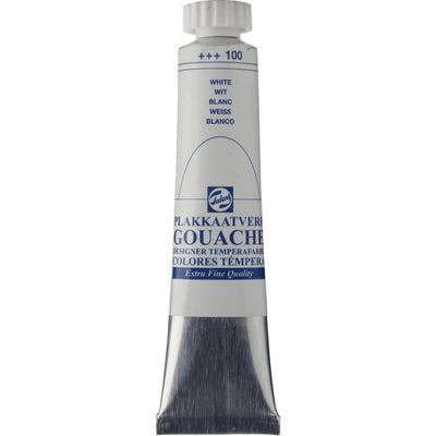 Talens - Gouache Extra Fine Tube mit 20 ml, weiß