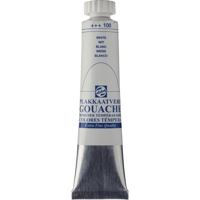 Talens - Gouache Extra Fine Tube mit 20 ml, weiß