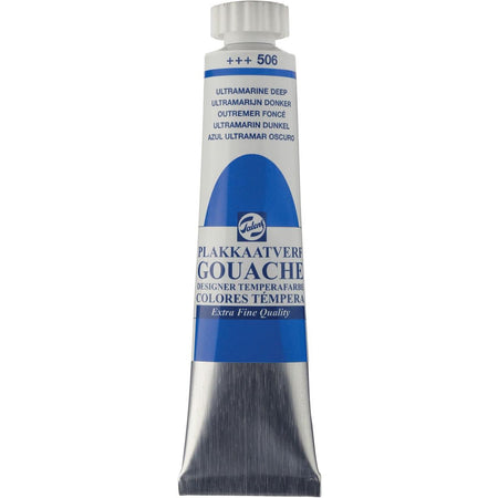 Talens - Gouache Extra Fine, 20 ml Tube, dunkles Ultramarin