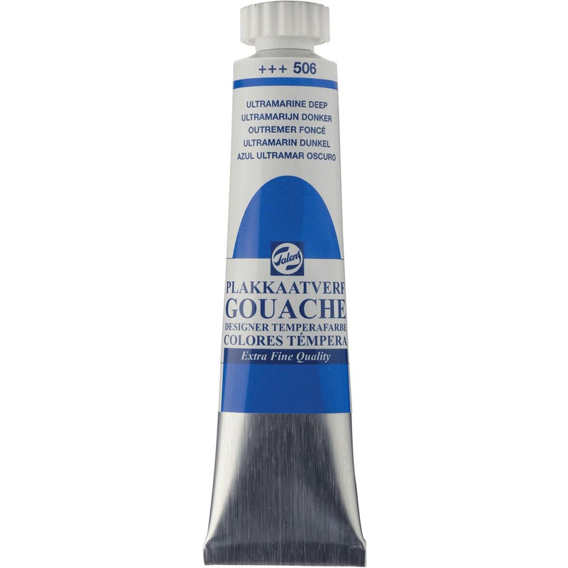 Talens - Gouache Extra Fine, 20 ml Tube, dunkles Ultramarin