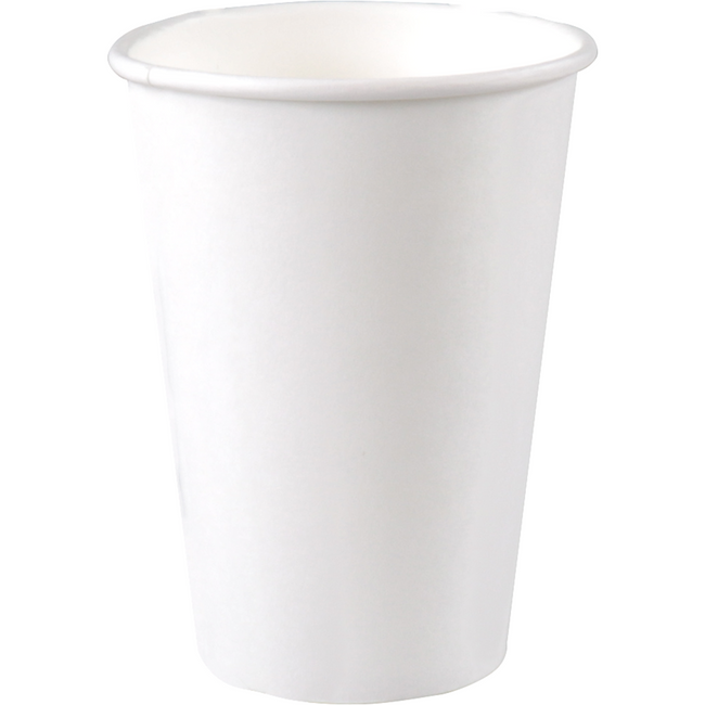 Klika - Kaffeebecher Pappe 180cc WEISS 100 Stück