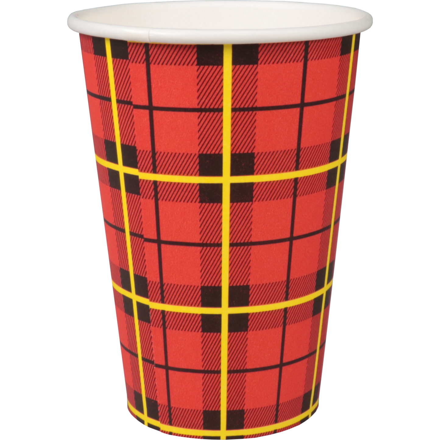 Klika - Kaffeetasse | Tartan | Karton + PE | 180ml | 7,5 Unzen | 93mm | 2500 Stück