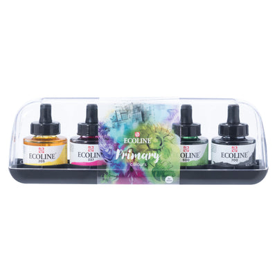 Talens - Ink Ecoline mit Pipette Primärset 5er sort