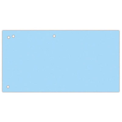 OFFICE products -   verdeelstroken, 240 x 105 mm, pak van 100 stuks, blauw