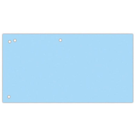 OFFICE products -   verdeelstroken, 240 x 105 mm, pak van 100 stuks, blauw