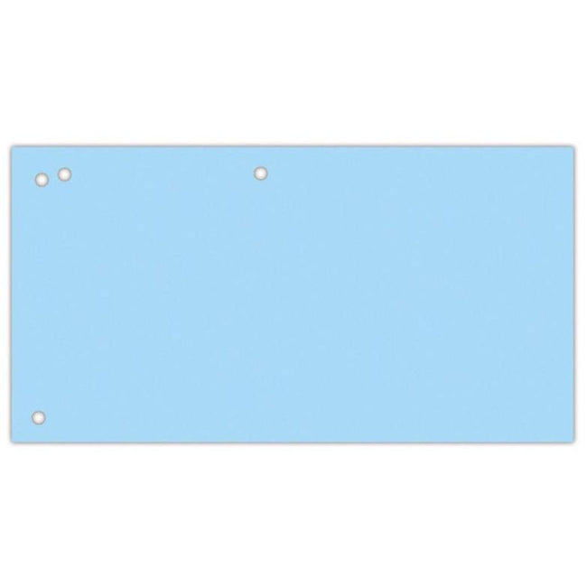 OFFICE products -   verdeelstroken, 240 x 105 mm, pak van 100 stuks, blauw