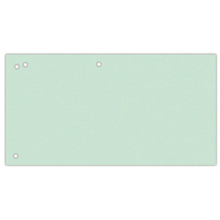 OFFICE products -   verdeelstroken, 240 x 105 mm, pak van 100 stuks, groen