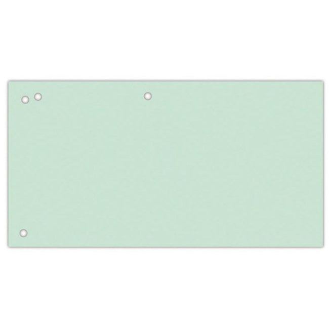 OFFICE products -   verdeelstroken, 240 x 105 mm, pak van 100 stuks, groen