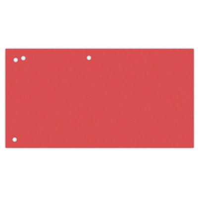 OFFICE products -   verdeelstroken, 240 x 105 mm, pak van 100 stuks, rood