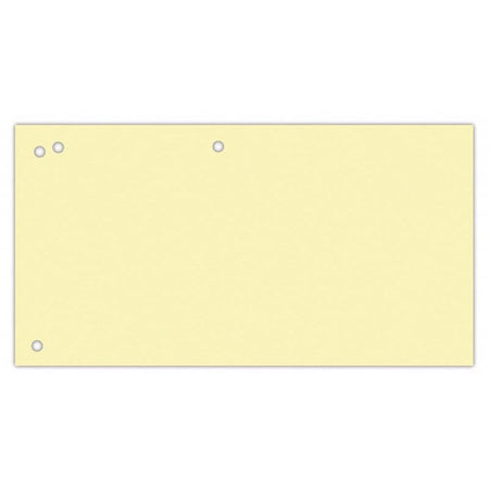 OFFICE products -   verdeelstroken, 240 x 105 mm, pak van 100 stuks, geel