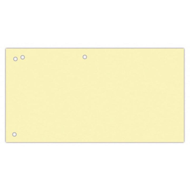 OFFICE products -   verdeelstroken, 240 x 105 mm, pak van 100 stuks, geel