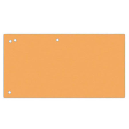 OFFICE products -   verdeelstroken, 240 x 105 mm, pak van 100 stuks, oranje