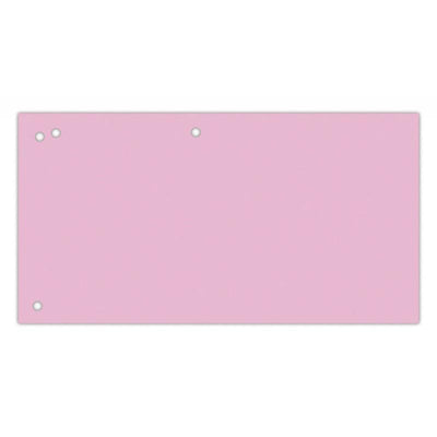 OFFICE products -   verdeelstroken, 240 x 105 mm, pak van 100 stuks, roze