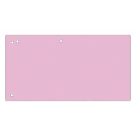 OFFICE products -   verdeelstroken, 240 x 105 mm, pak van 100 stuks, roze