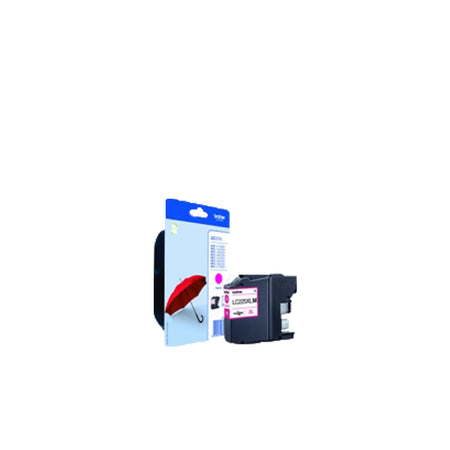 Brother - Tintenpatrone, 1200 Seiten, OEM LC-225XLM, Magenta, im Blister