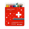Caran d'ache - Buntstifte Swisscolor Aquarell 18 Stück sortiert