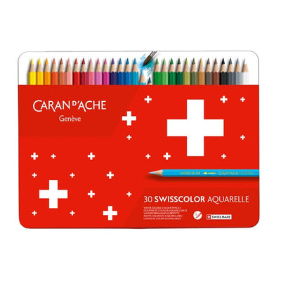 Caran d'ache - Buntstifte Swisscolor Aquarell 30 Stück sortiert