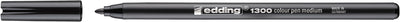 Edding - Fineliner 1300 mittelschwarz | 10 Stück