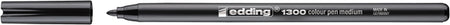 Edding - Fineliner 1300 mittelschwarz | 10 Stück