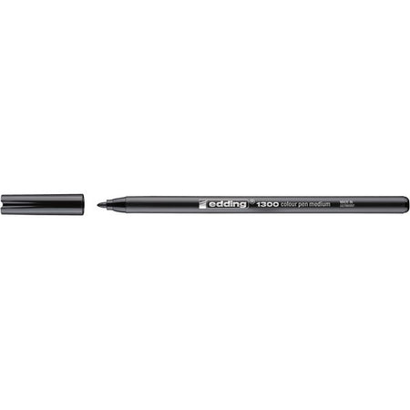 Edding - Fineliner 1300 mittelschwarz | 10 Stück