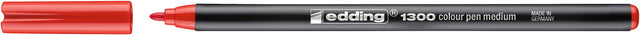 Edding - Fineliner 1300 mittelrot | 10 Stück