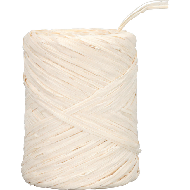 Goldina -   Raffia | 10mm | 50m | wit | 18 stuks