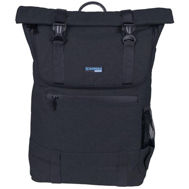 DONAU TRAVEL - Rucksack London, 18 l, 15,6 Zoll, schwarz