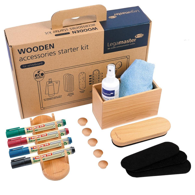 Legamaster - Whiteboard-Zubehör für WOODEN-Kit 17-teilig