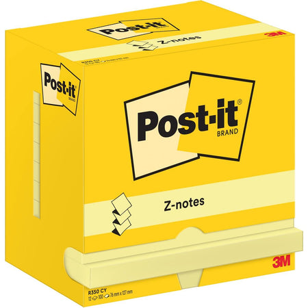 Post-it - Notizblock Z-Note R350 76x127mm gelb 12 Stück