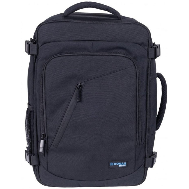 Donau Travel - Rucksack Warschau, 23 l, 15,6 Zoll, schwarz