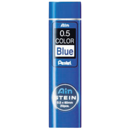 Pentel - Bleistiftmine Pentel HB 0,5 mm 20 Stück blau | Tube mit 20 Stück | 12 Stück