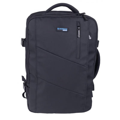 Donau Travel - Rucksack Prag, 32 l, 17 Zoll, schwarz