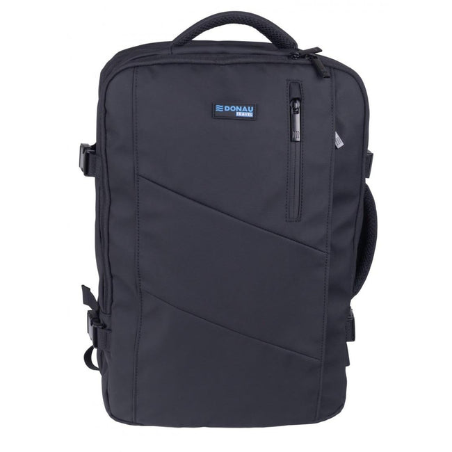 Donau Travel - Rucksack Prag, 32 l, 17 Zoll, schwarz