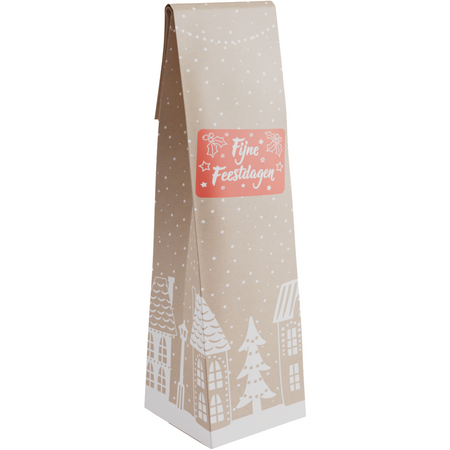 Klika -  Fleszak | 9.5x41x9.5cm | Huisjes | papier | 100 stuks
