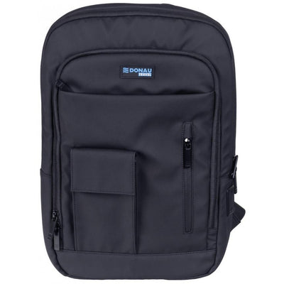 Donau Travel - Rucksack Rom, 9 l, 13,3 Zoll, schwarz