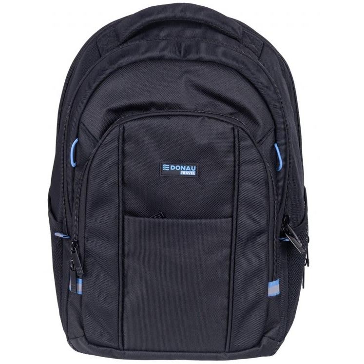 Donau Travel - Rucksack Paris, 30 l, 15,6 Zoll, schwarz