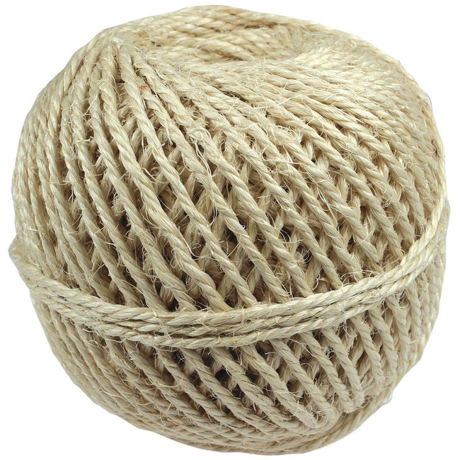 Klika - Sisalschnurseil aus 3 Strängen, Knäuel à 2.500 g, +/- 450 m