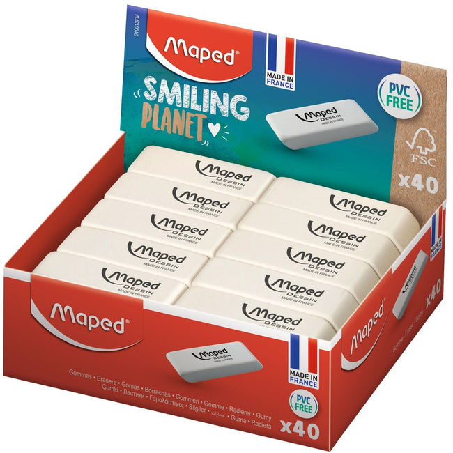 Maped - Gum Smiling Planet Dessin weiß