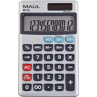 Maul - Profi-Taschenrechner M112, Silber