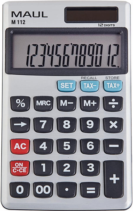 Maul - Profi-Taschenrechner M112, Silber