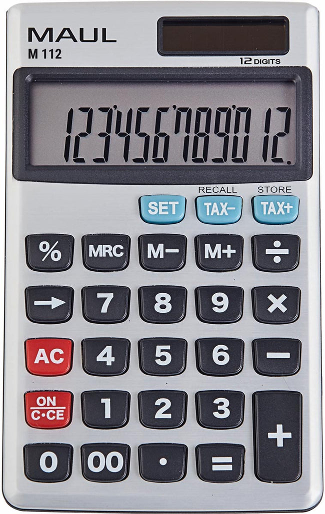 Maul - Profi-Taschenrechner M112, Silber